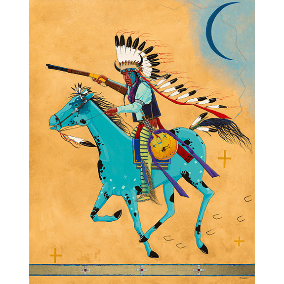 Elk Tongue Brings Down The Thunder With the Comanche