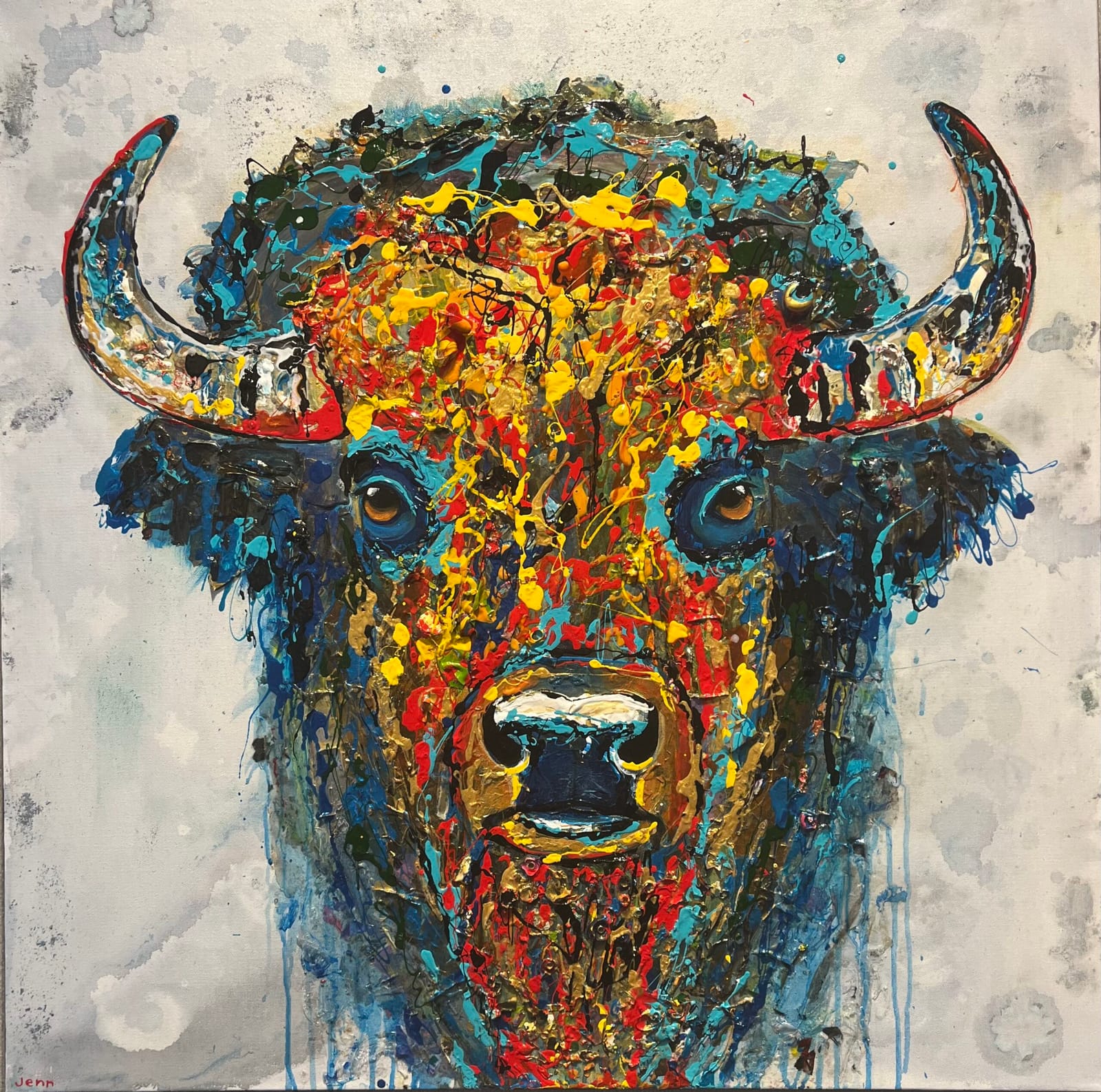 Colorful Bison