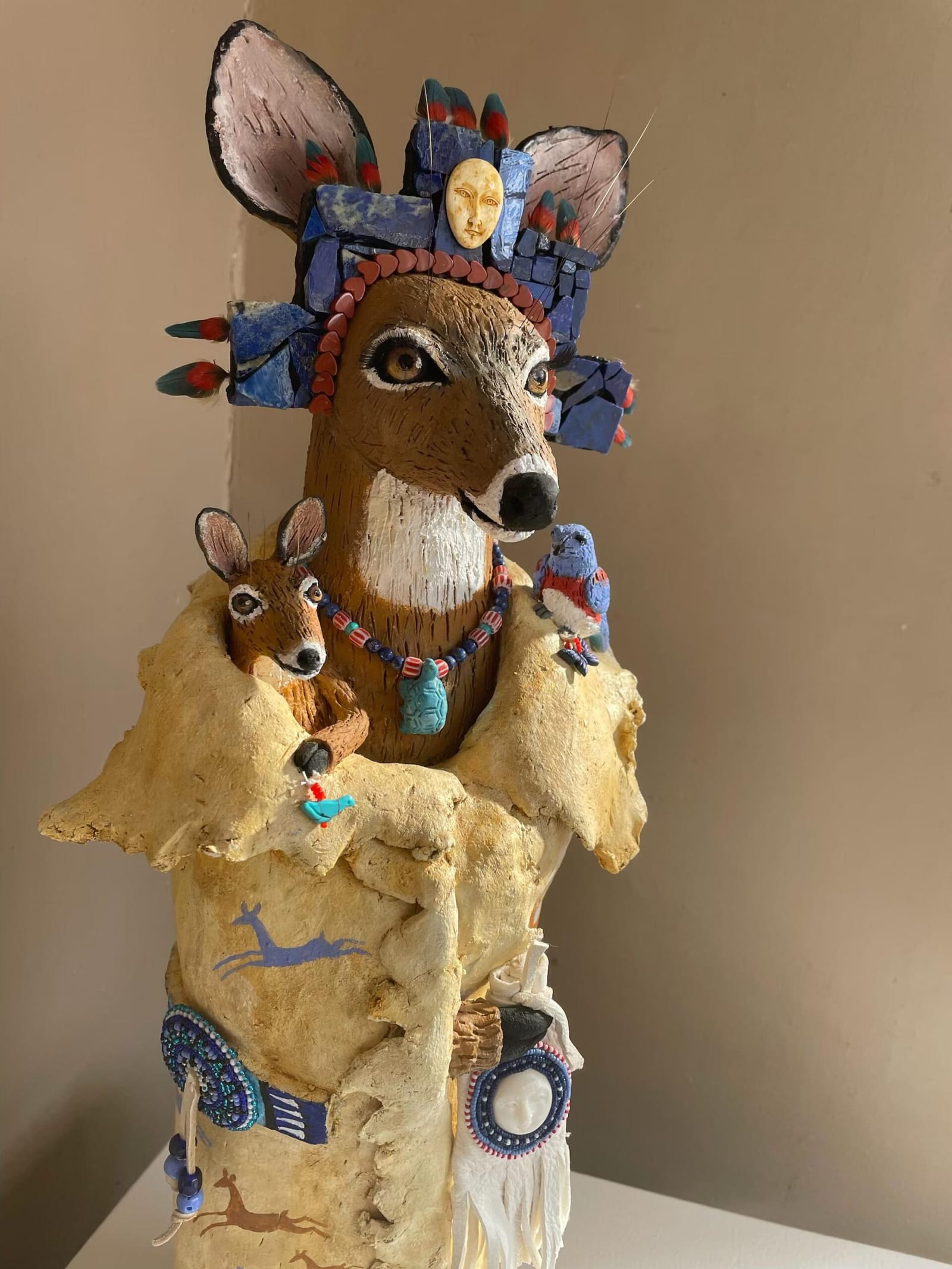 Deer with Lapis Headdress